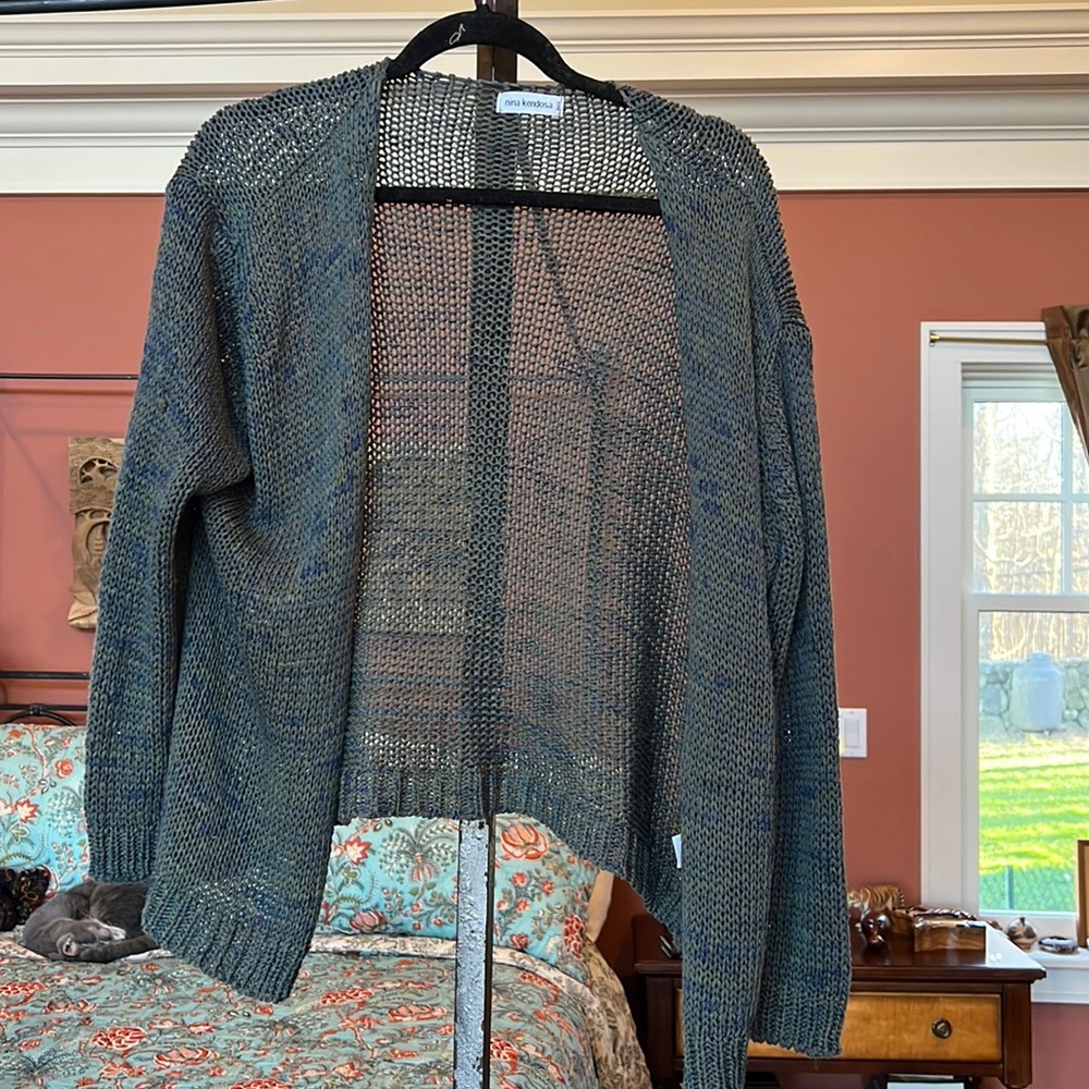 Nina Kendosa Slouch Shoulder Cardigan